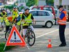 Un groupe d’élèves au permis vélo